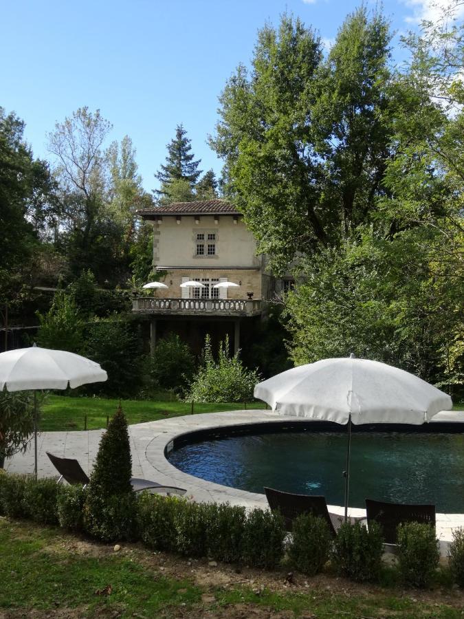 Hostellerie Restaurant Les Gorges De L'Aveyron Bruniquel Exterior foto